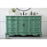 Elegant Danville 60" Single Vanity, Vintage Mint/Ivory Marble