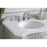 Elegant Danville 72" Double Vanity, Antique White/Ivory Marble