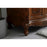 Elegant Danville 72" Double Vanity, Teak/Ivory Marble