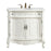Elegant Danvil 36" Single Vanity, Antique White/Ivory Marble - VF10636AW-VW