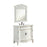 Elegant Danvil 36" Single Vanity, Antique White/Ivory Marble