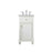 Elegant Otto 19" Single Vanity, Antique White/Ivory Marble - VF12319AW-VW
