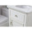 Elegant Otto 19" Single Vanity, Antique White/Ivory Marble