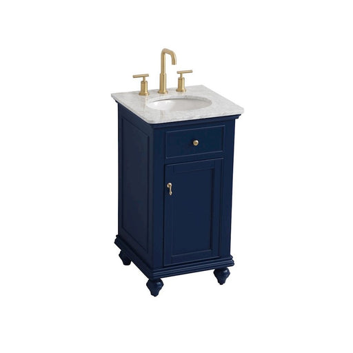Elegant Kitchen/Bath Otto 19" Single Bathroom Vanity, Blue - VF12319BL