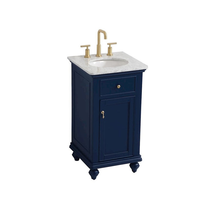 Elegant Kitchen/Bath Otto 19" Single Bathroom Vanity, Blue - VF12319BL