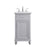Elegant Otto 19" Single Vanity, Light Grey/Ivory Marble - VF12319GR-VW