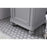 Elegant Otto 19" Single Vanity, Light Grey/Ivory Marble