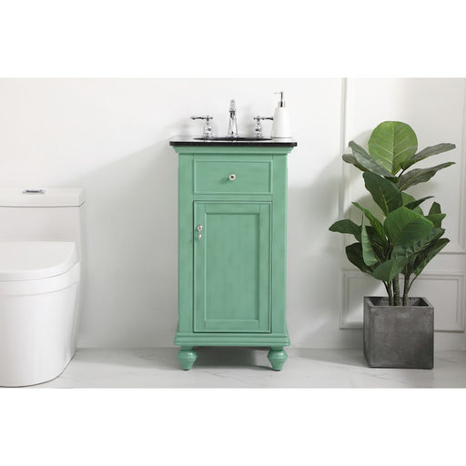 Elegant Kitchen/Bath Otto 19" Single Bathroom Vanity, Vintage Mint