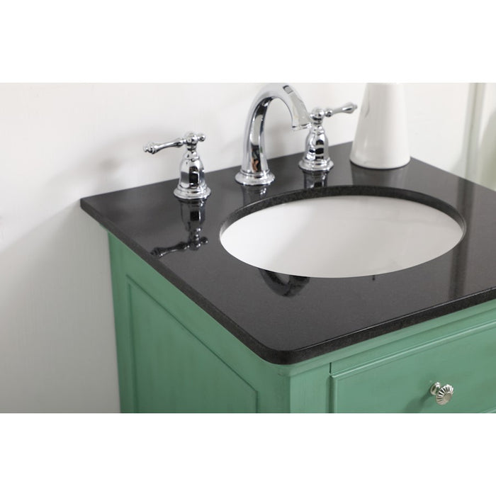 Elegant Kitchen/Bath Otto 19" Single Bathroom Vanity, Vintage Mint