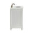 Elegant Otto 24" Single Vanity, Antique White/Ivory Marble