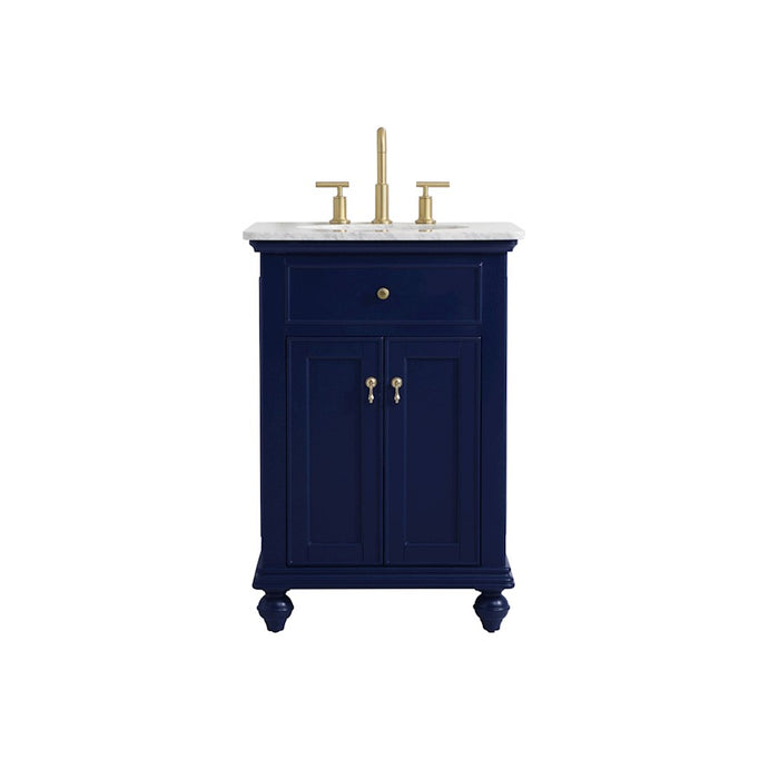 Elegant Kitchen/Bath Otto 24" Single Bathroom Vanity, Blue - VF12324BL