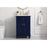 Elegant Kitchen/Bath Otto 24" Single Bathroom Vanity, Blue