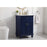 Elegant Kitchen/Bath Otto 24" Single Bathroom Vanity, Blue