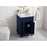 Elegant Kitchen/Bath Otto 24" Single Bathroom Vanity, Blue