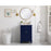 Elegant Kitchen/Bath Otto 24" Single Bathroom Vanity, Blue