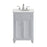 Elegant Otto 24" Single Vanity, Light Grey/Ivory Marble - VF12324GR-VW