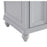 Elegant Otto 24" Single Vanity, Light Grey/Ivory Marble