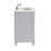 Elegant Otto 24" Single Vanity, Light Grey/Ivory Marble