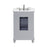 Elegant Otto 24" Single Vanity, Light Grey/Ivory Marble