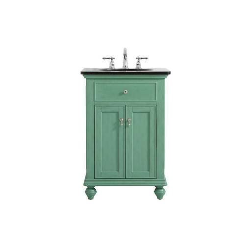 Elegant Kitchen/Bath Otto 24" Single Bathroom Vanity, Vintage Mint - VF12324VM