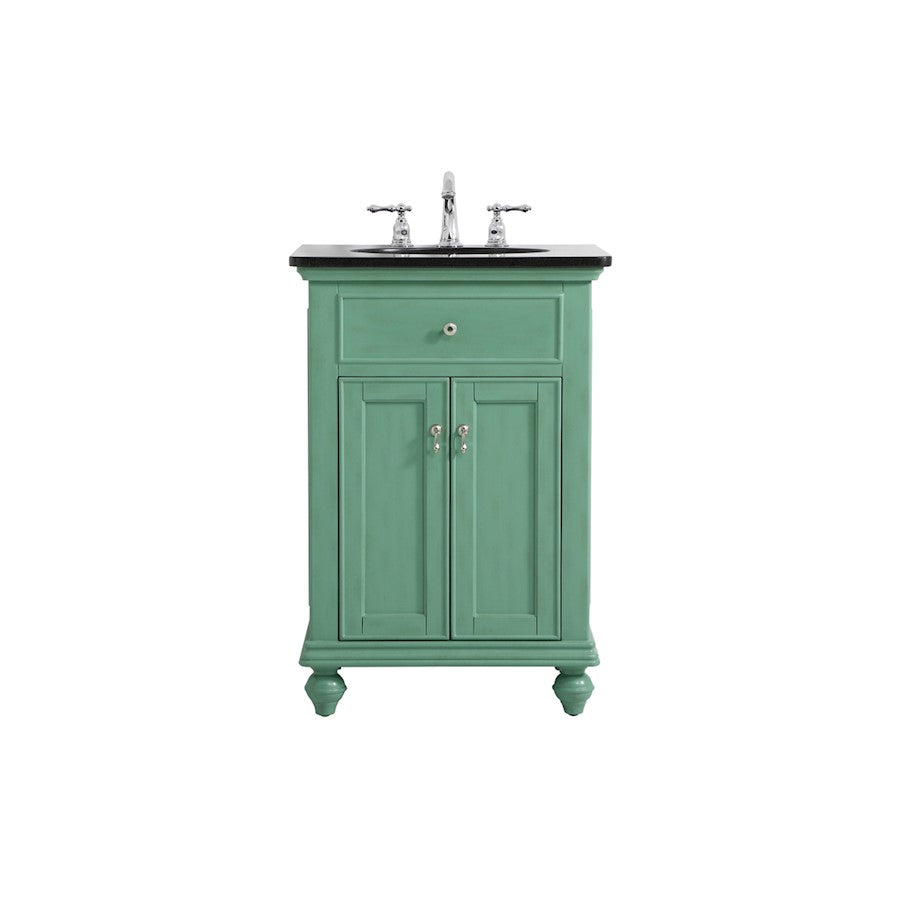 Elegant Kitchen/Bath Otto 24" Single Bathroom Vanity, Vintage Mint - VF12324VM