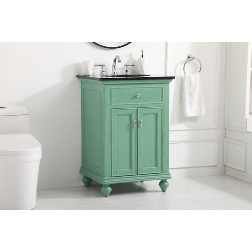 Elegant Kitchen/Bath Otto 24" Single Bathroom Vanity, Vintage Mint