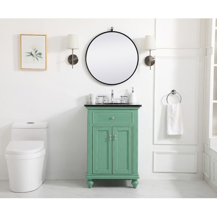 Elegant Kitchen/Bath Otto 24" Single Bathroom Vanity, Vintage Mint