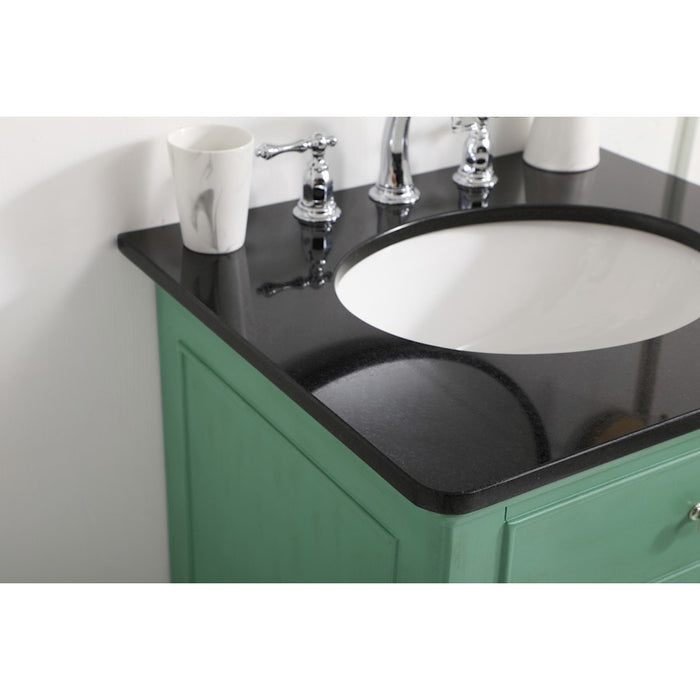Elegant Kitchen/Bath Otto 24" Single Bathroom Vanity, Vintage Mint