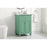 Elegant Otto 24" Single Vanity, Vintage Mint/Ivory Marble