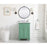 Elegant Otto 24" Single Vanity, Vintage Mint/Ivory Marble