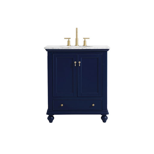 Elegant Kitchen/Bath Otto 30" Single Bathroom Vanity, Blue - VF12330BL