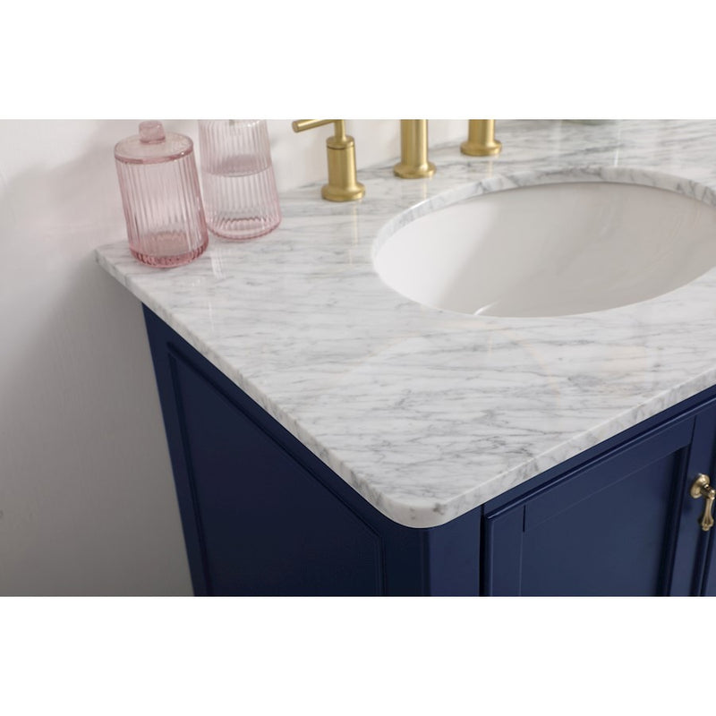 Elegant Kitchen/Bath Otto 30" Single Bathroom Vanity, Blue