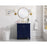 Elegant Kitchen/Bath Otto 30" Single Bathroom Vanity, Blue