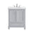 Elegant Otto 30" Single Vanity, Light Grey/Ivory Marble - VF12330GR-VW