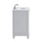 Elegant Otto 30" Single Vanity, Light Grey/Ivory Marble