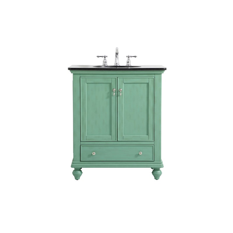 Elegant Kitchen/Bath Otto 30" Single Bathroom Vanity, Vintage Mint - VF12330VM