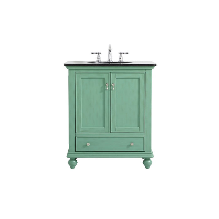 Elegant Kitchen/Bath Otto 30" Single Bathroom Vanity, Vintage Mint - VF12330VM