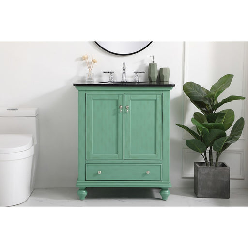 Elegant Kitchen/Bath Otto 30" Single Bathroom Vanity, Vintage Mint