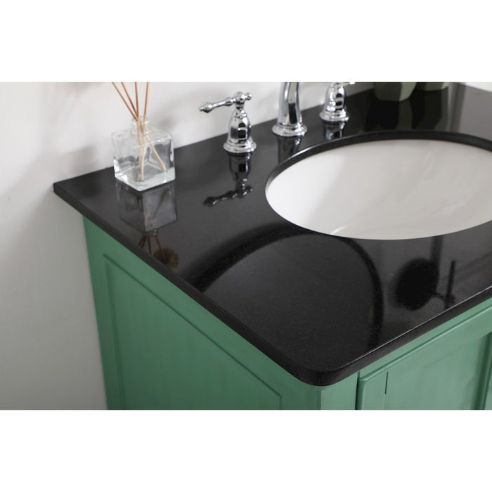 Elegant Kitchen/Bath Otto 30" Single Bathroom Vanity, Vintage Mint