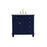 Elegant Kitchen/Bath Otto 36" Single Bathroom Vanity, Blue - VF12336BL