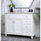 Elegant Otto 42" Single Vanity, Antique White/Ivory Marble