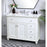 Elegant Otto 42" Single Vanity, Antique White/Ivory Marble