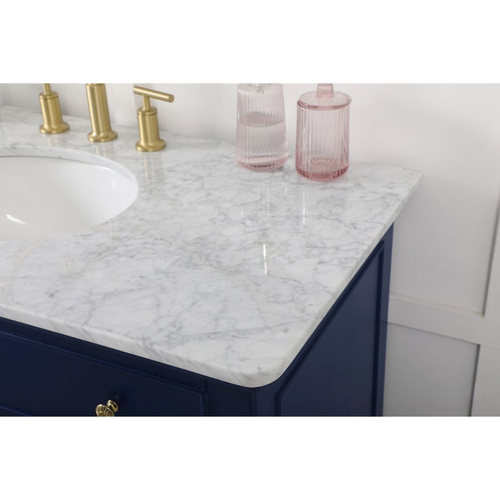 Elegant Kitchen/Bath Otto 42" Single Bathroom Vanity, Blue