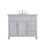 Elegant Otto 42" Single Vanity, Light Grey/Ivory Marble - VF12342GR-VW