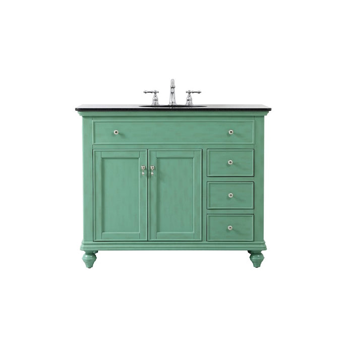 Elegant Kitchen/Bath Otto 42" Single Bathroom Vanity, Vintage Mint - VF12342VM