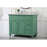 Elegant Otto 42" Single Vanity, Vintage Mint/Ivory Marble