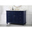 Elegant Kitchen/Bath Otto 48" Single Bathroom Vanity, Blue