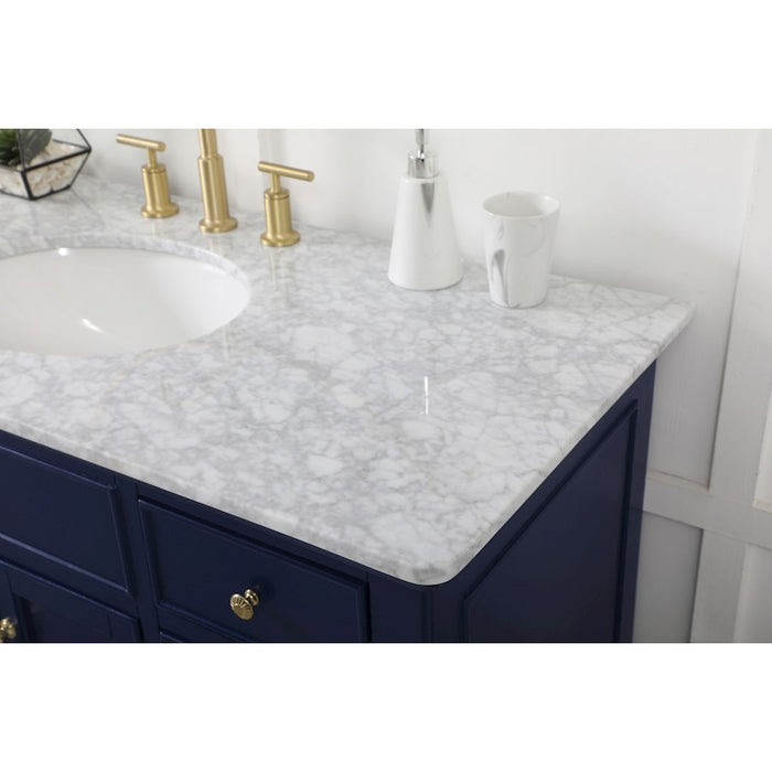 Elegant Kitchen/Bath Otto 48" Single Bathroom Vanity, Blue