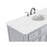 Elegant Otto 48" Single Vanity, Light Grey/Ivory Marble