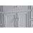 Elegant Otto 48" Single Vanity, Light Grey/Ivory Marble